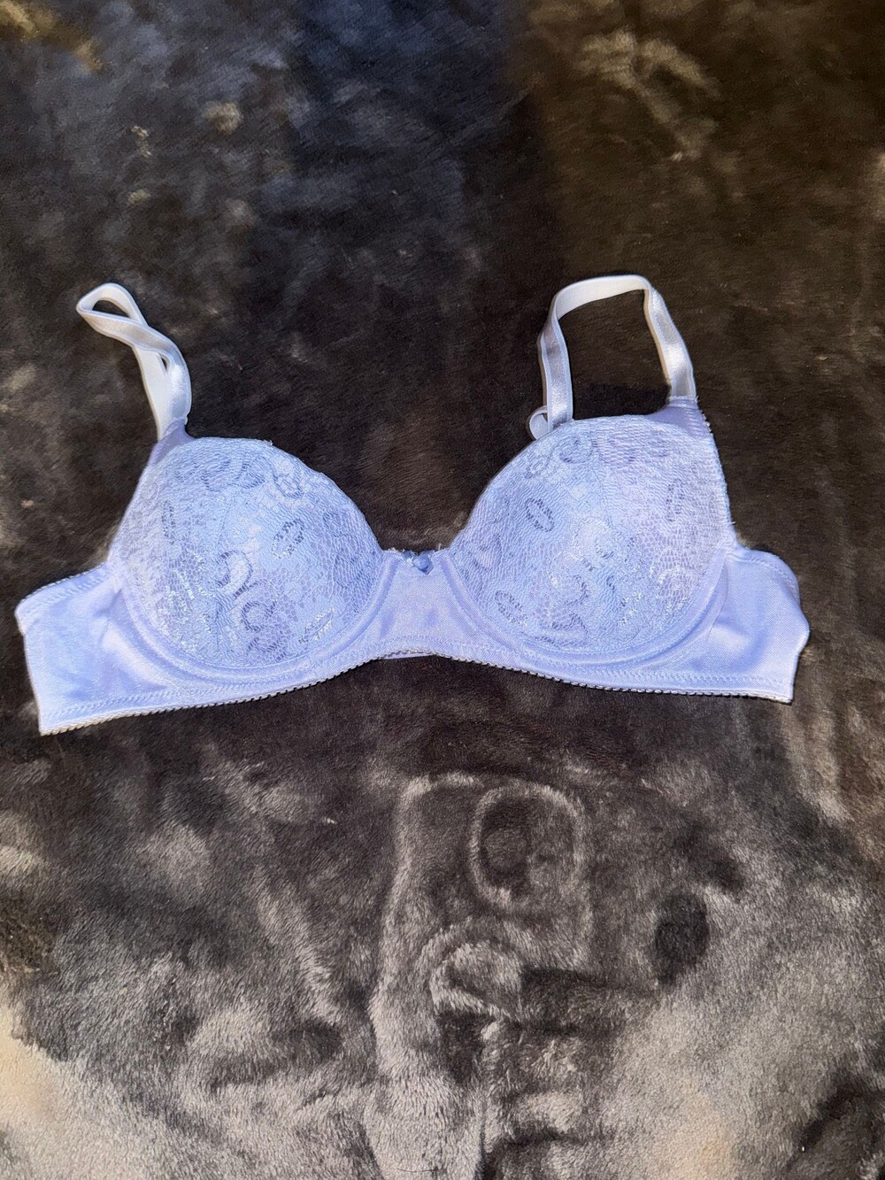 Bestform 6387 Bra 34B Light Blue Lace Padded Underwire